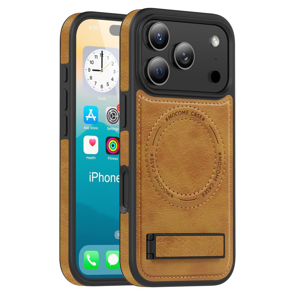 Per iPhone 11 12 13 14 15 16 17 Pro Ma/AIR 16E 16 15 Plus Custodia di Ricarica Wireless Custodia in Pelle per Telefono Cover Protettiva