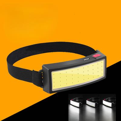 Neu USB Aufladbare Weiche Scheinwerfer Outdoor Headset Camping Licht LED Flutlicht Nacht Angeln Tragbare