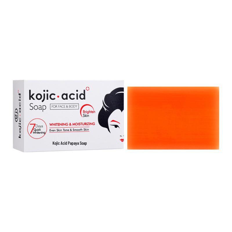 Kojic Acid, Curcumin, Papaya, and Essential Oil Fragrance Soaps for Cleansing and Bathing