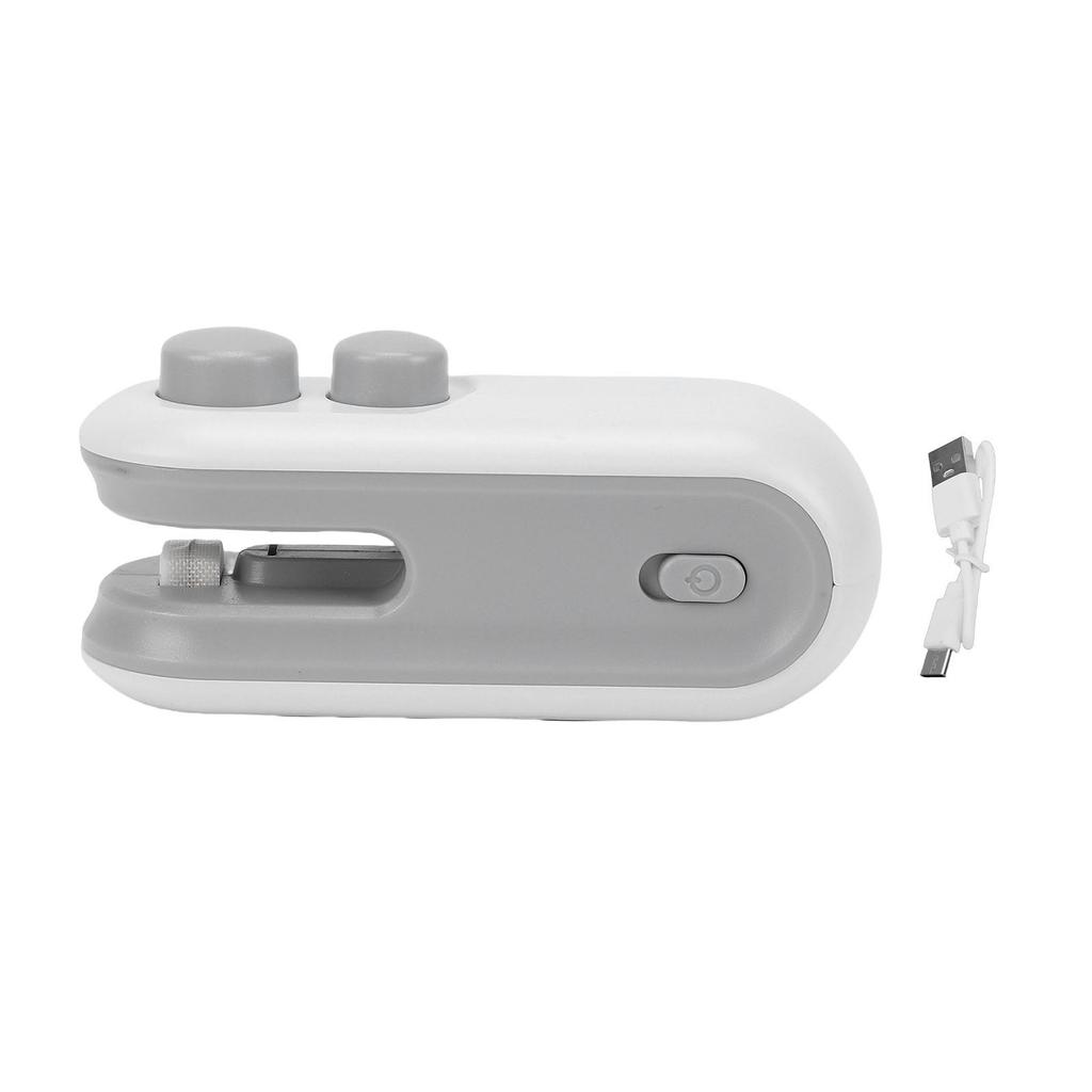 Mini Bag Sealer USB Rechargeable Handheld Bag Sealer and Cutter with Magnetic Function for Snacks Candies Plastic Bag