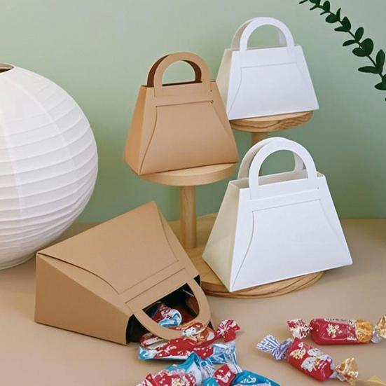 12 Pcs Purse Handbag Shaped Gift Boxes with Ribbons