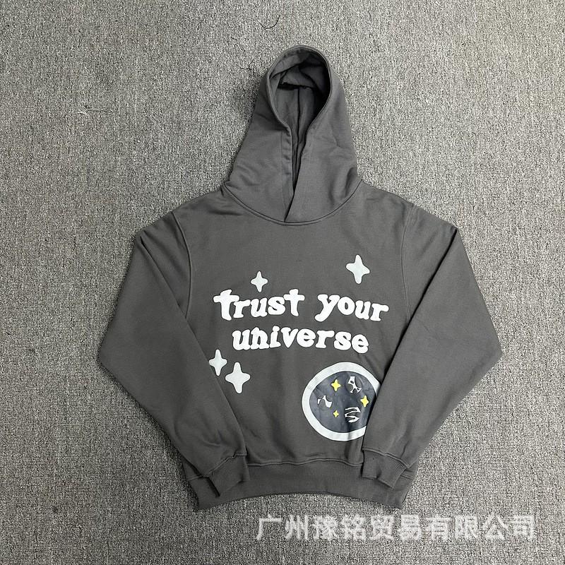 Broken Planet Oversized Hoodie Jogger Set Mens Streetwear Cotton Fleece Letter Puff Print Loose Fit Winter