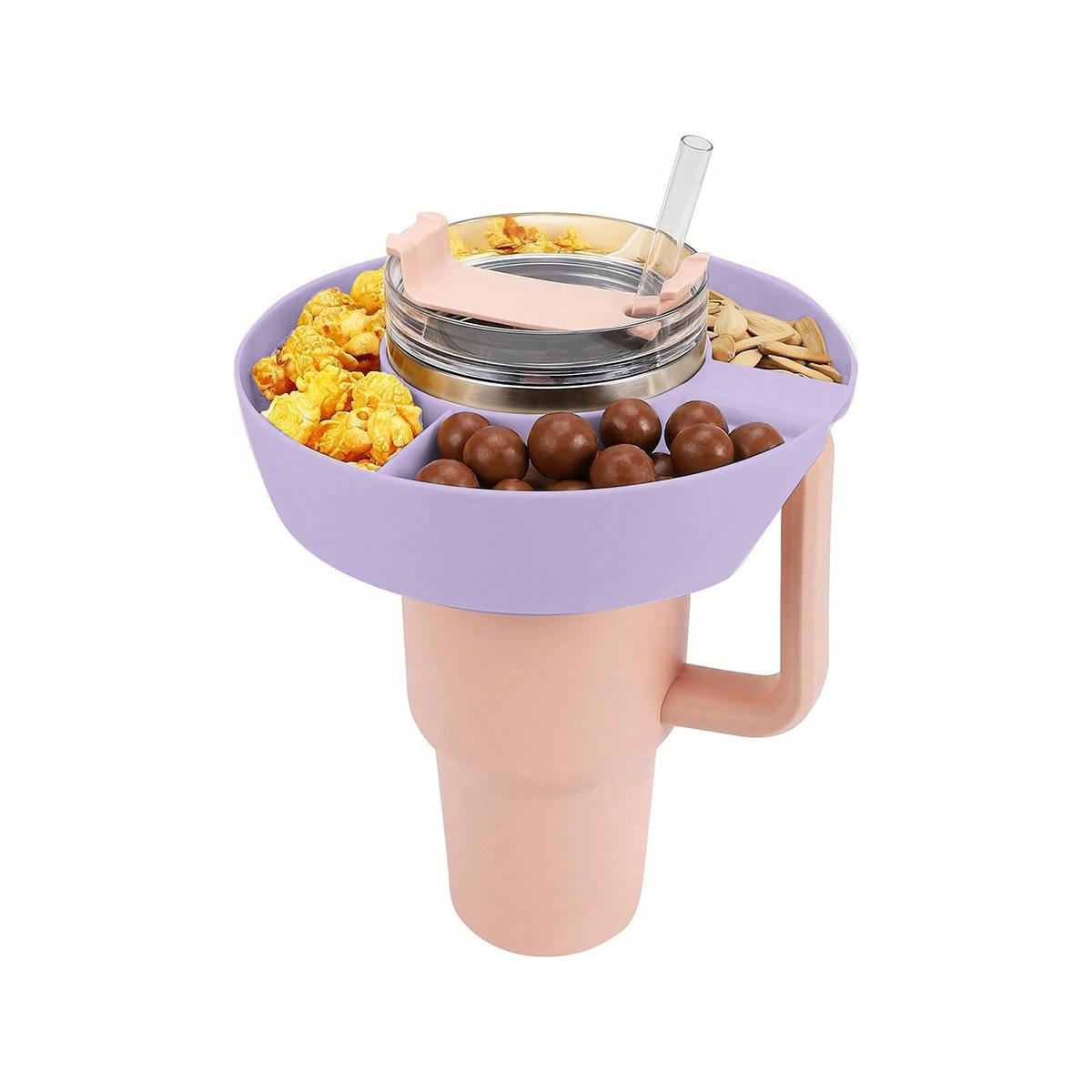 

Блюдо для закусок с отделениями Блюдо для фруктов Вмещает 40 унций Миска для закусок 40oz фиолетовый