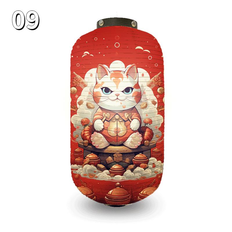 Japanese Traditional Cloth Lantern Ukiyoe Hanging Lanterns Restaurant Izakaya Sushi Cuisine Shop Decoration Advertising Sign