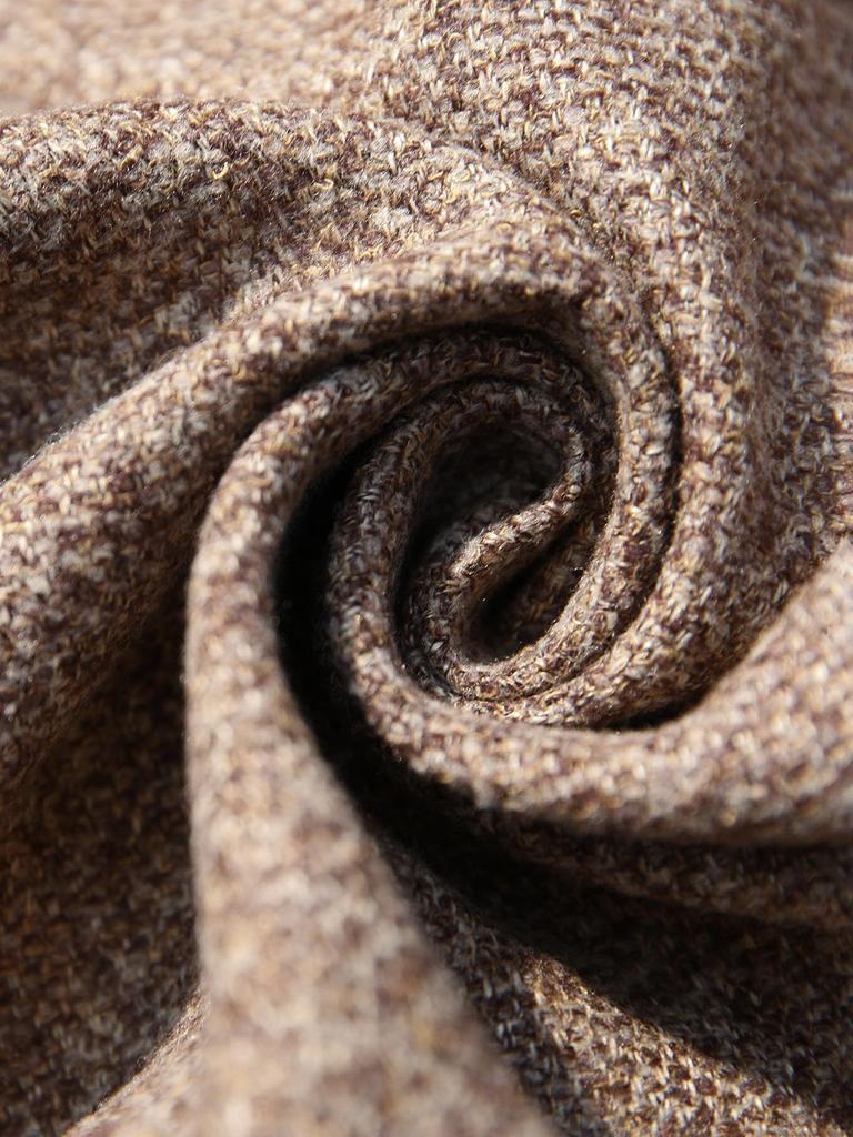 In Stock: High-End European Women's Wool A-line Midi Skirt - Autumn/Winter Collection