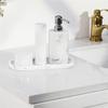 Countertop Organizer Silicone Bathroom Tray Soap Dispenser