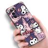 Carina Cover Nera in Silicone Sanrio Kuromi per Telefono Xiaomi Redmi Note 10 11 11S 12 13 4G 8 9 11T Pro 5G Plus 8T 9S 10S 12S