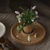 Silicone Molds Trays, Striped Round Storage Plates, Silicone Molds for Handmade Hollow Round Plaster Discs,for Home Decorative