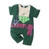 Adorable Baby Romper In Dragon Ball Naruto Luffy Design For Stylish Summer Wear