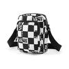 Vans Checkerboard Polyester Crossbody Bag Unisex Bags Black White VN0A54I5ZT6