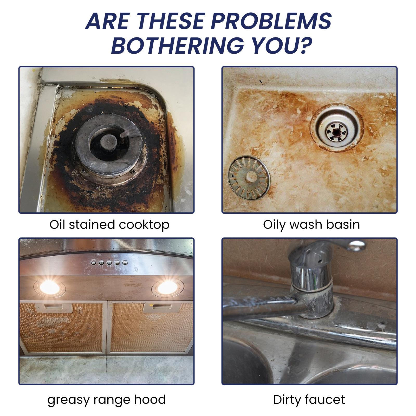 JUE-FISH кухонное пенное средство для очистки кухонного масла — фото 4