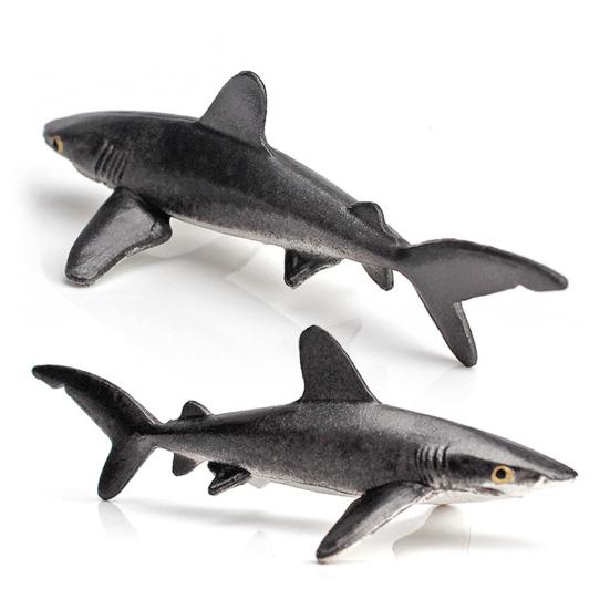 10Pcs/Set Animal Model Vivid Simulated PVC Great White Shark Simulation Animal Model for Kids
