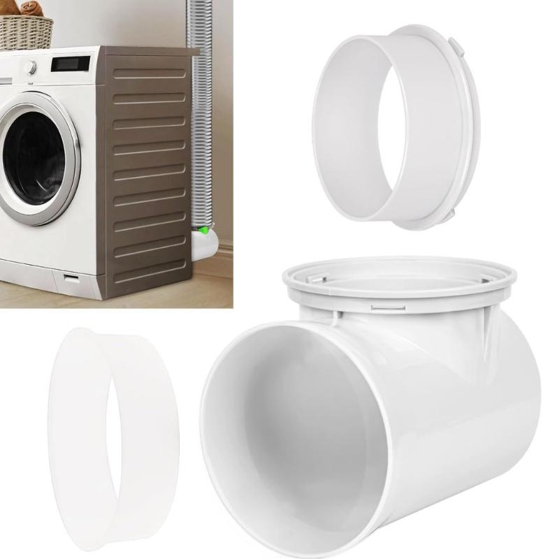 90 Degree Exhaust Hose Dryer Vent Wall Plate Dryer Vent Connector Kit Dryer Duct Connector Easy Installation Accessories