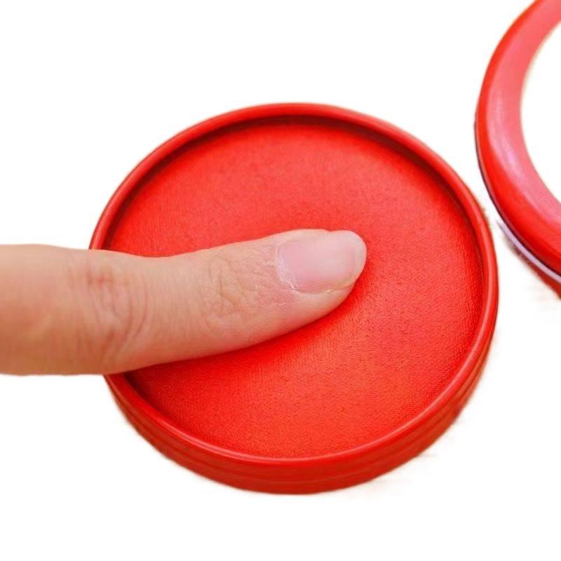 Quick-Dry Red Financial Stamp Ink Pad for Clear Imprints