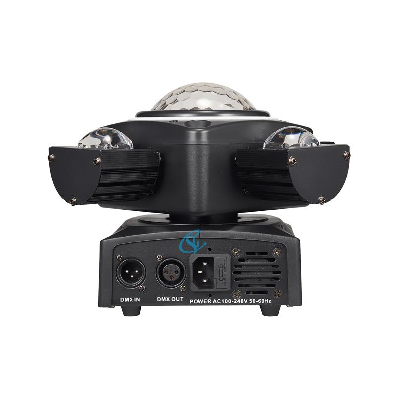 LED Lights DJ Disco Shaking Head Laser 80W Moving Head Strobe Beam Light Colorful Magic Ball Effect Bar Club Event
