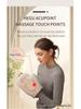Electric Hand Massager with Air Pressure, Finger Kneading, Palm Meridian, and Acupoint Heating