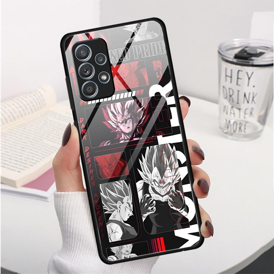 D-ragonS B-allS Goku Logo Case for Samsung Galaxy A56 A35 A25 A13 A20 A36 A71 A73 A34 A21 A06 A15 A50 A12 A10 A14 A30 A51 A52