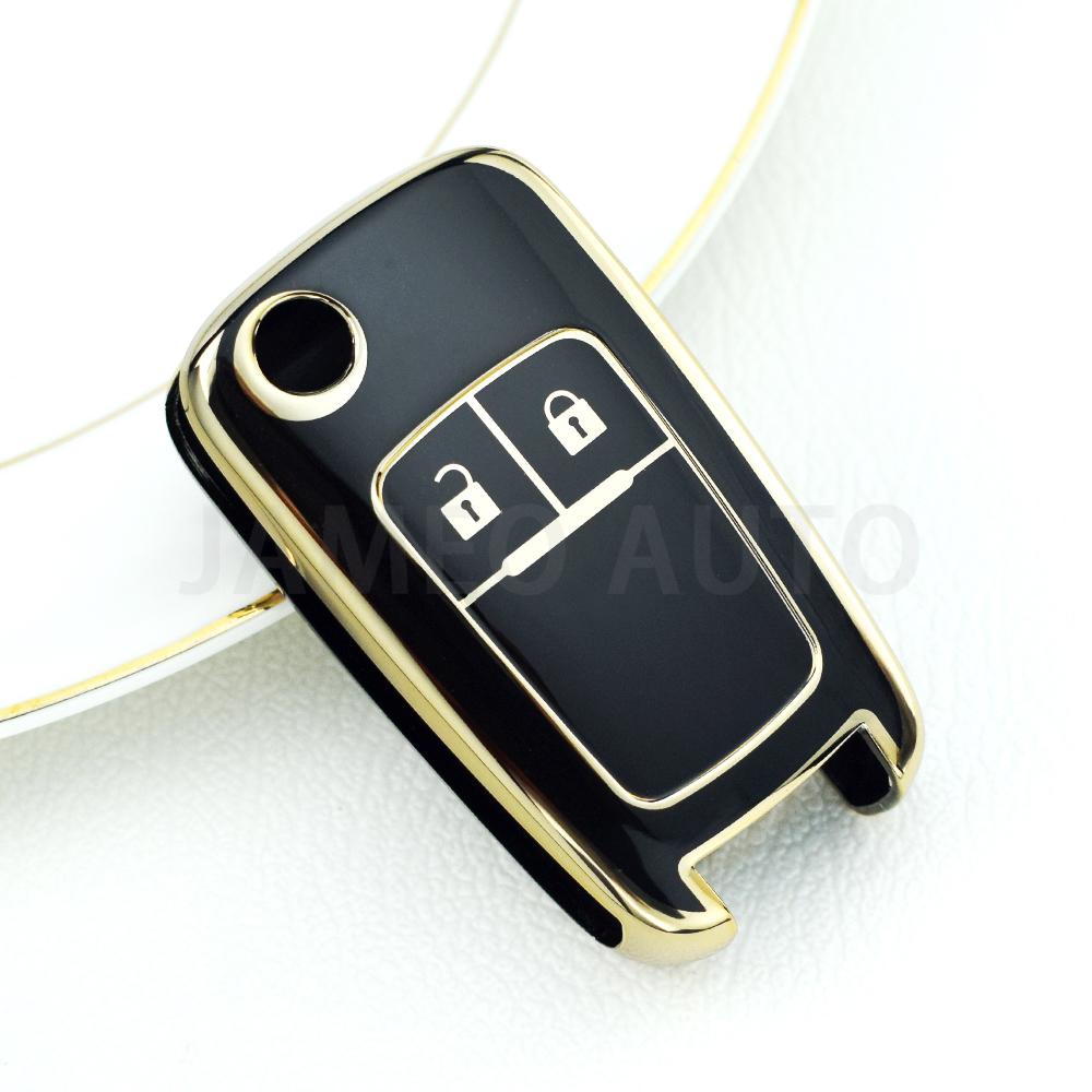 2/3/4/5 Buttons Car Flip Key Cover Case For Chevrolet Cruze Aveo For Buick Opel Corsa Antara Zafira Meriva Insignia Keychain