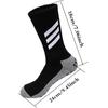 Para męskich i damskich klejonych, antypoślizgowych sportowych skarpet rowerowych do piłki nożnej z grubszymi podeszwami ręcznikowymi i długimi skarpetkami
