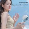 Portable Folding Turbo Fan with High-Speed Cooling & Neck Strap