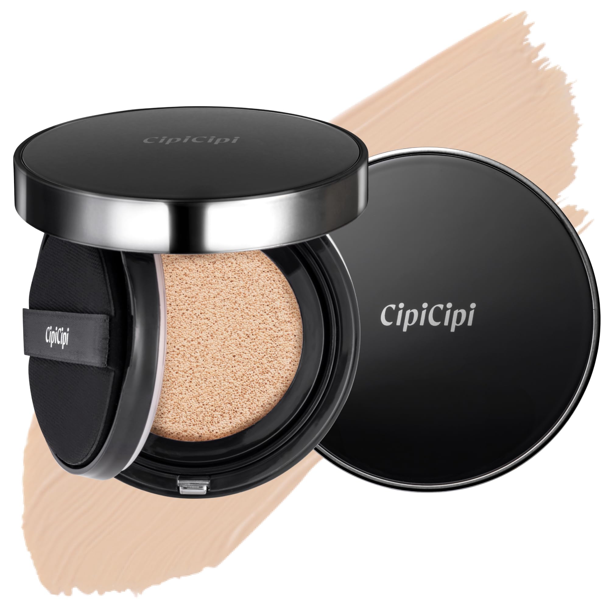 [Official] CipiCipi Fit Skin Cushion R 01 SPF50+PA+++  Cushion Foundation - Long-lasting, High Coverage
