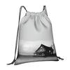 Custom Cowardlyes Dogs Anime Drawstring Backpack Bags Lightweight Surreal Humour Gym Sports Sackpack Sacks for Traveling