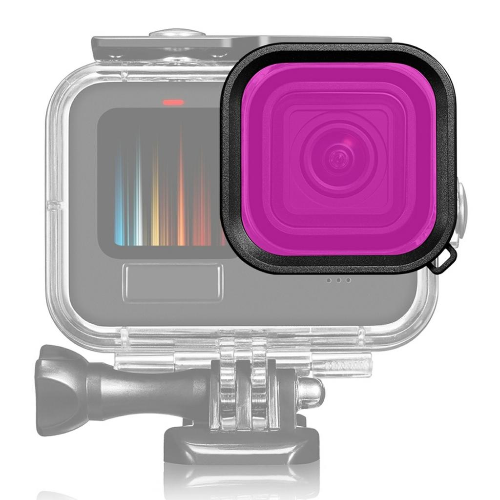 PULUZ PU901 Square Colored Diving Filters for GoPro HERO11 Black/HERO10 Black/HERO9 Black Underwater Photography Enhancement