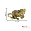 Wealth Tea Pet Wholesale Solid Brass Desktop Zodiac Lucky Small Figurines