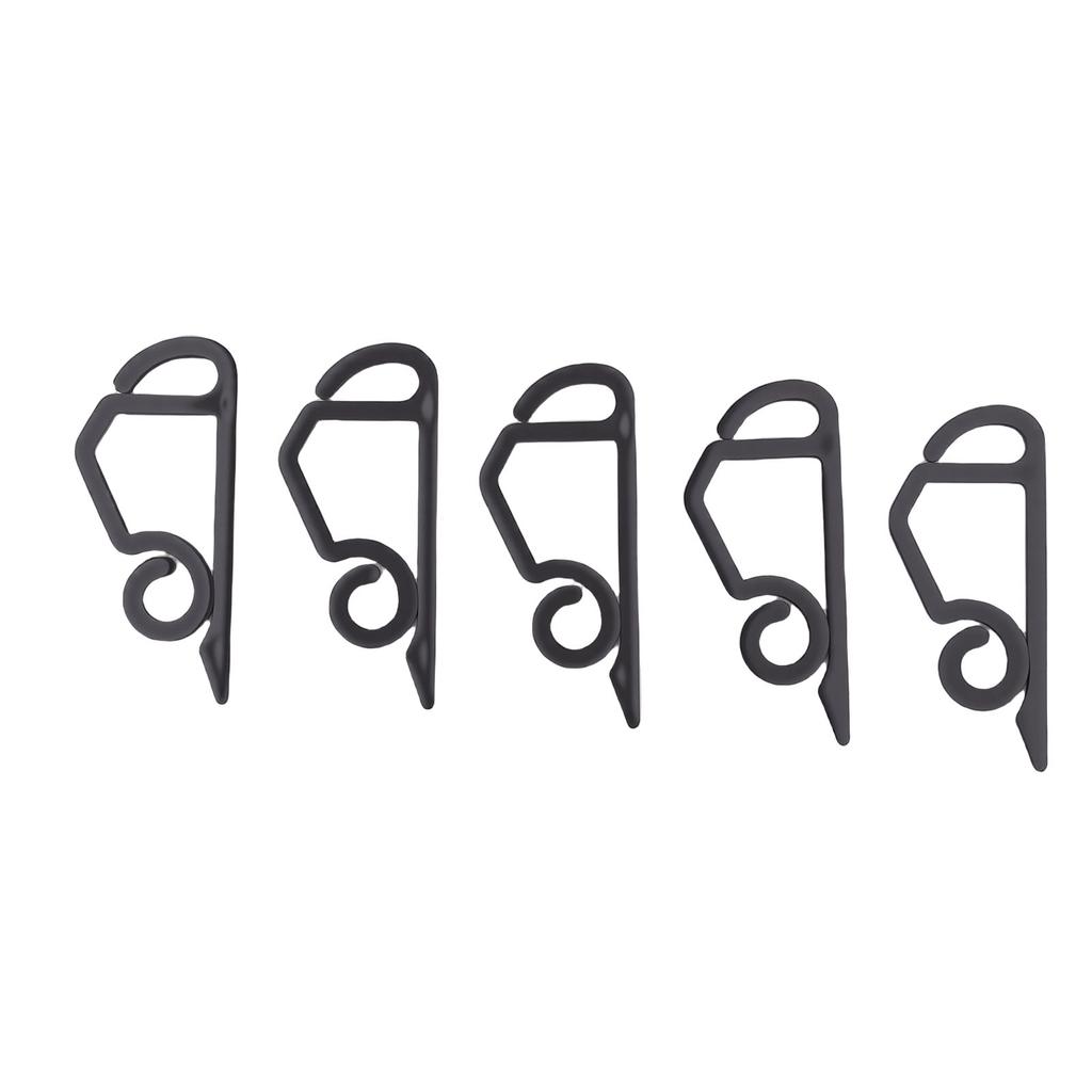 200 Pcs Xmas Light Clip Black Plastic Weather Proof Holiday Gutter Hook Clip for String Lights Decorations