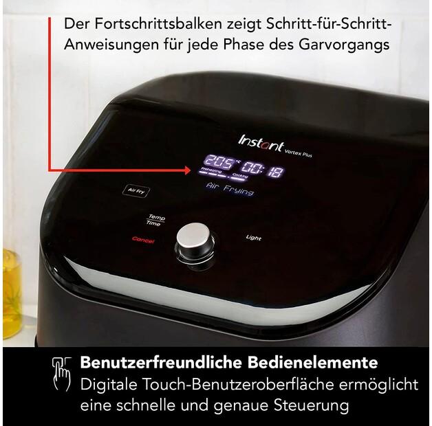 Фритюрница Instant Pot Vortex Plus Clear Cook black (140-3097-01-EU)