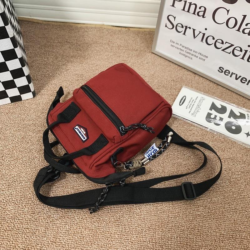Однолямочная сумка-мессенджер женская новый мини-рюкзак новый модный бренд модная пара для покупок наплечная сумка красный