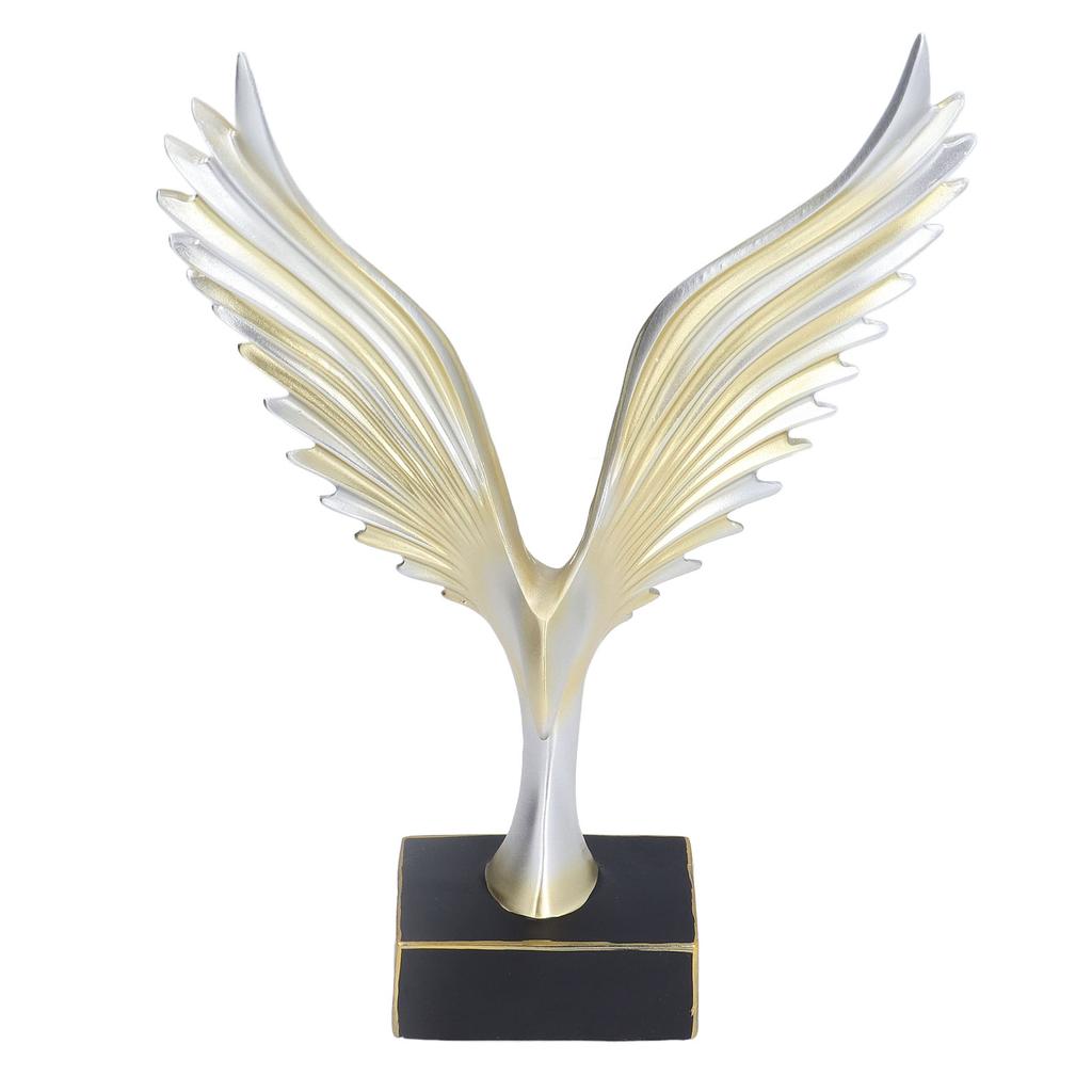 Nordic Wing Statue Resin Sculpture Statue Ornaments Modern Living Room Decoration Desktop Abstract Crafts