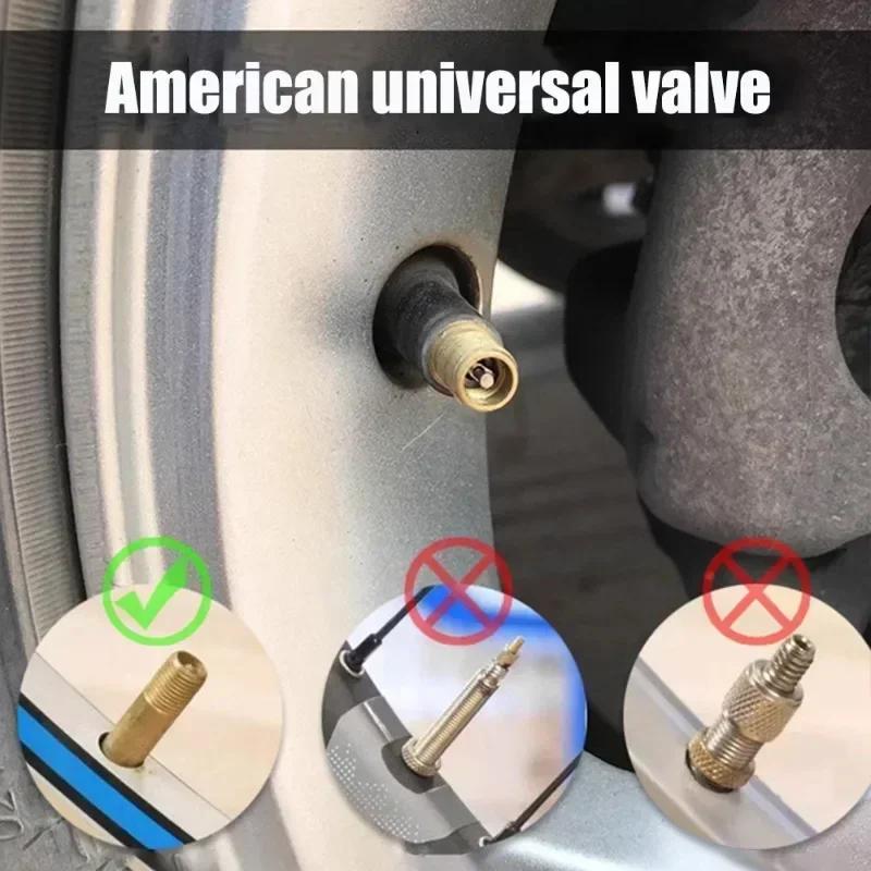 Capac universal pentru supapă pentru anvelope auto, roți pentru motociclete, pentru bicicletă, anvelopă hexagonală cu cap plat, capac pentru tijă, etanșare, capace anti-praf