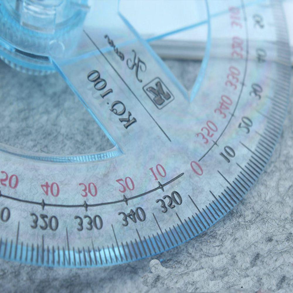 Swing Arm Office Math Full Circle Pointer Angle Ruler Goniometer Protractor Measuring Tools