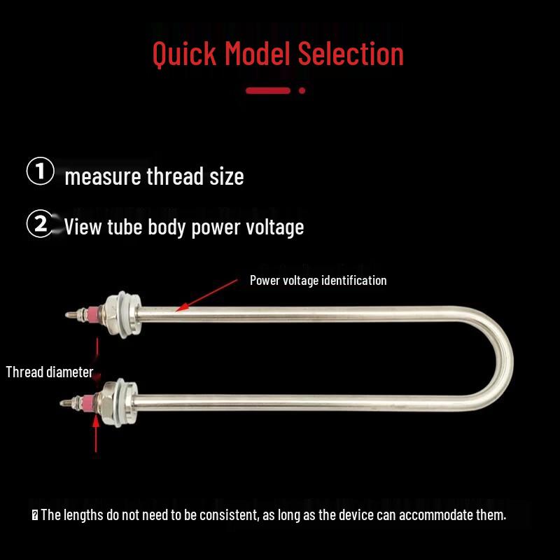 

Wanji Tongrun 304 Stainless Steel U-Type Heating Element