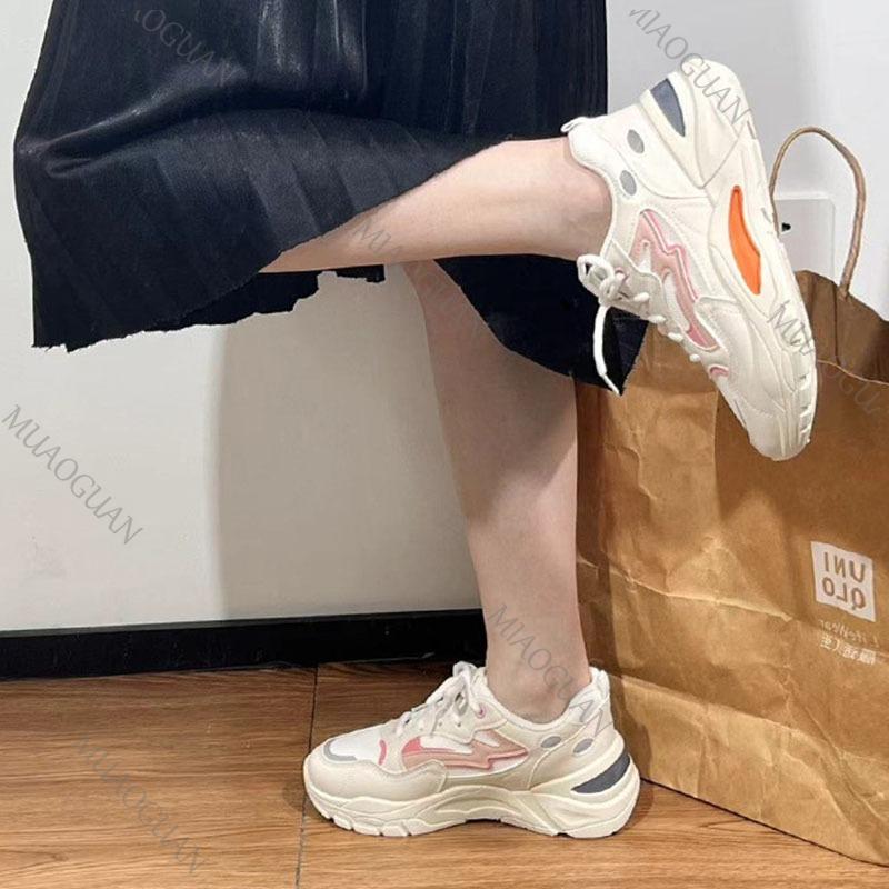 Fashion Height Increasing Chunky Sneakers Women New Fashion Lightweight Breathable Tenis Platform Mesh Sport Shoe Women's Casual Sneaker