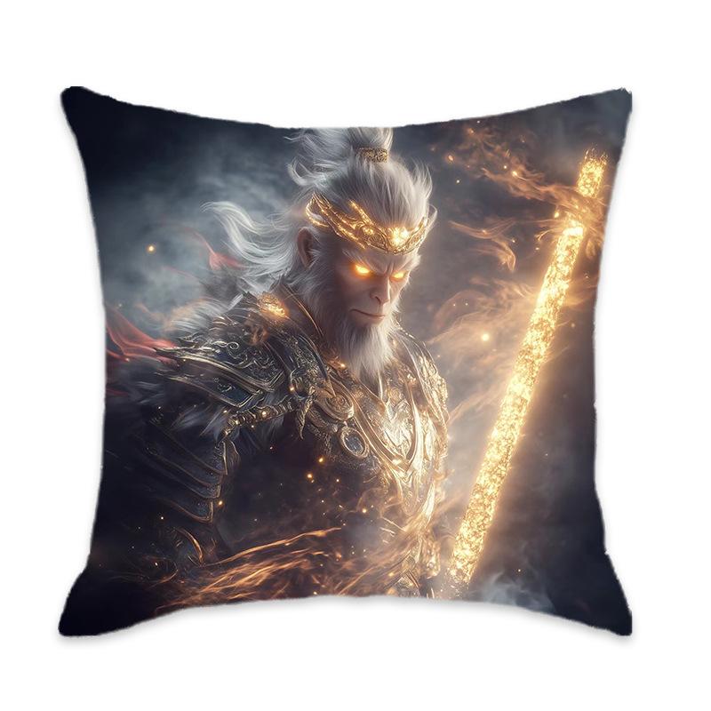 Kissen der New Black Myth Wukong Serie Bequem und weich Auto Zuhause Schlafzimmer Nachttischkissen Kissen