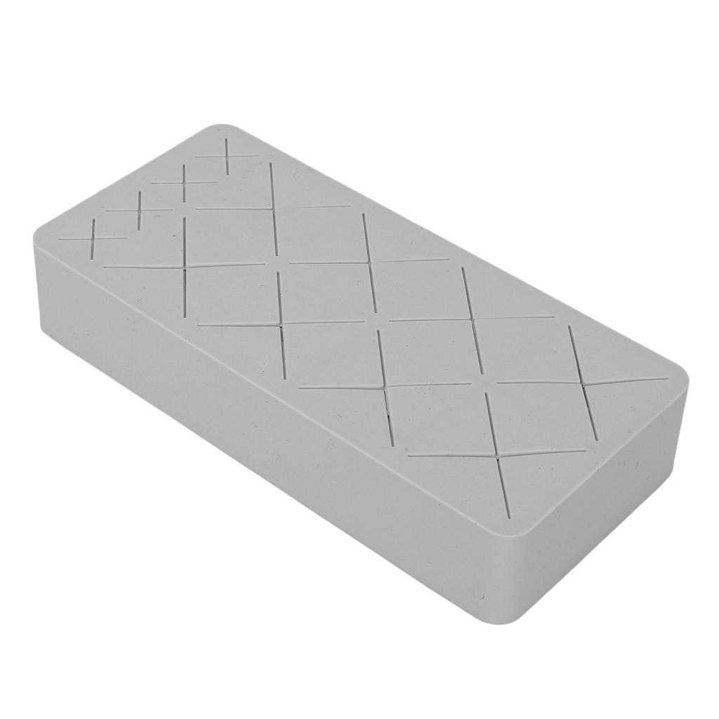 12 Slot Lipstick Holder Silicone Makeup Cosmetic Display Stand for Nail Polish Eyebrow Pencil