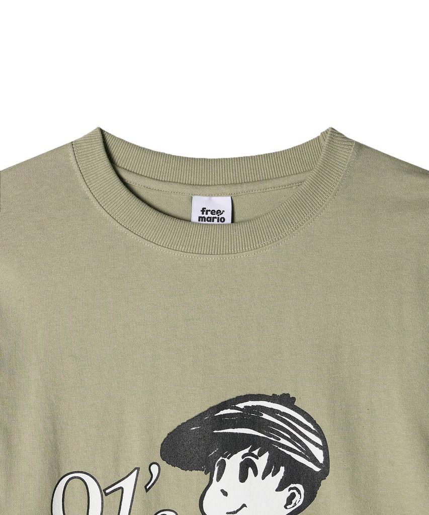 FREEMARIO Warp Boy Layered Long Sleeve [Light Khaki]