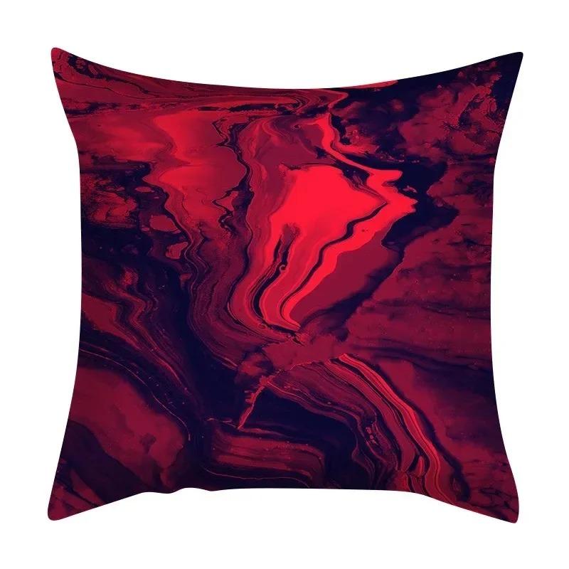 Irregular Marble Pattern Cushion Cover Car Living Room Sofa Cushion Cover Luxury Home Decor Pillow Cover