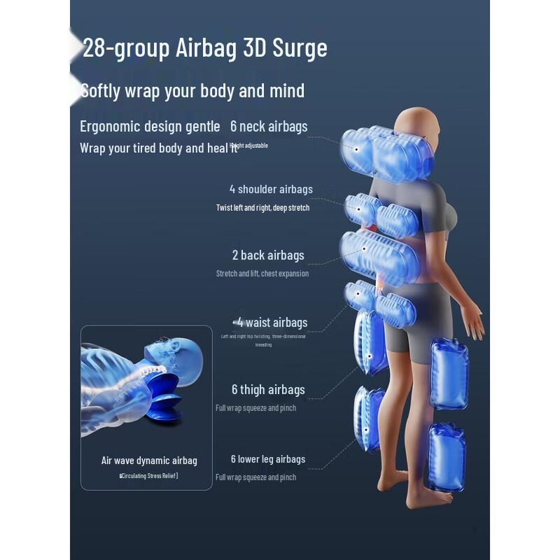 CLORIS German Air Wave Full Body Massage Mat CN plug (adapter included)