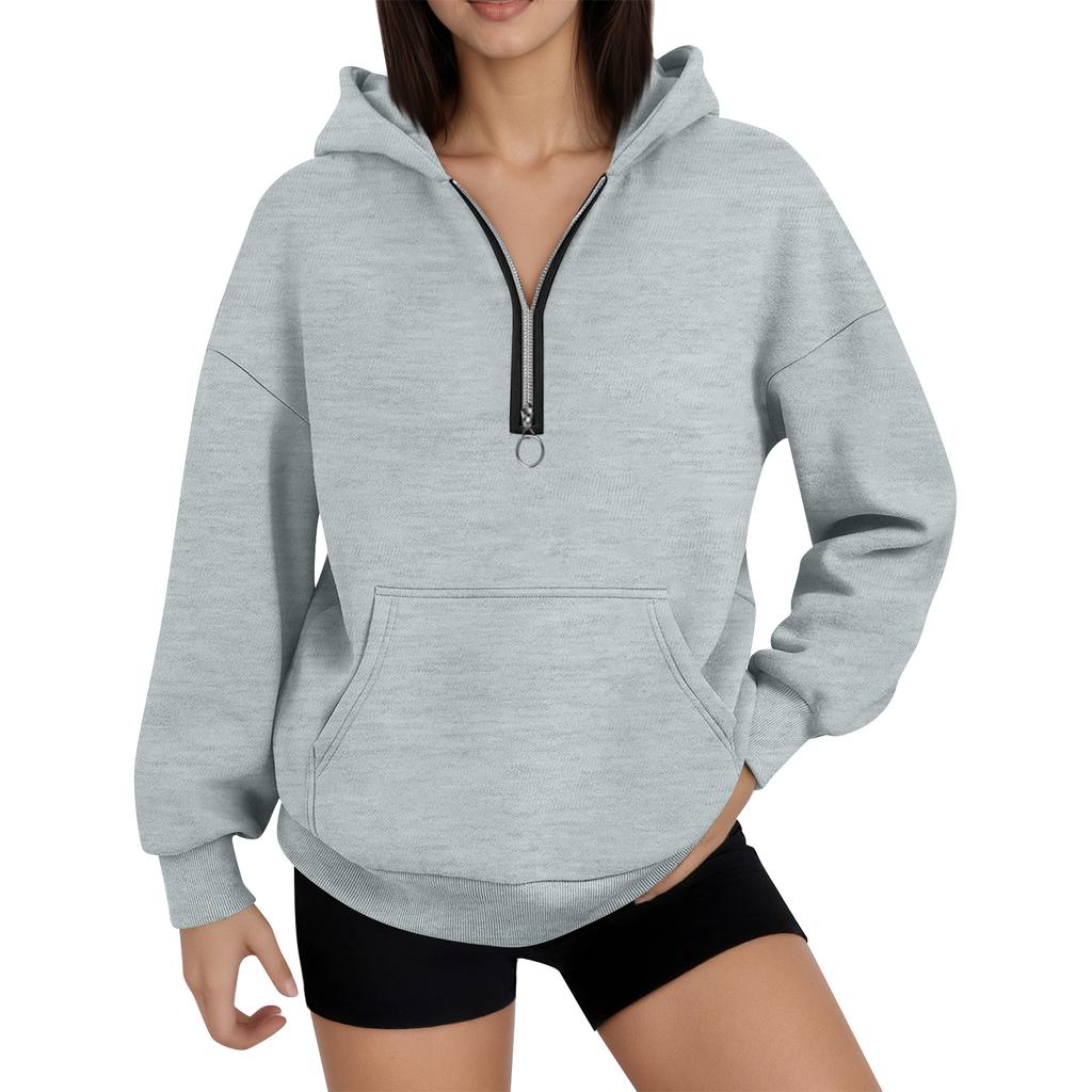Women's Fashion Women's Lightweight Long Sleeve Pullover With Pockets Preppy Graphic Hoodie