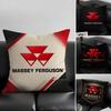 Brand Massey Ferguson Cushion Cover Natural Linen Pillowcase Set AllinOne Decor for Sofa Bedroom  Chair