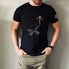 T-shirt Jésus Chemin Vérité Vie Enraciné dans les Manches du Christ Vêtements Chrétiens T-shirt pour Hommes Catholiques Pour Prier Vêtements pour Hommes