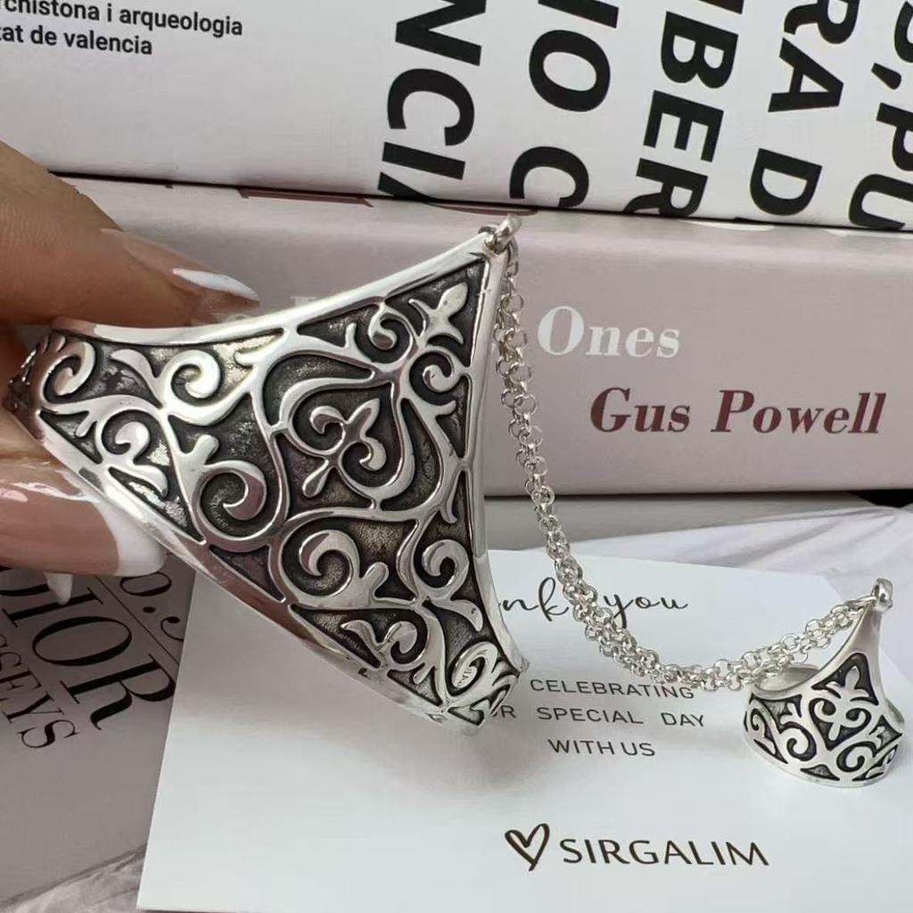 High value temperament exaggerated jewelry retro ethnic style nomadic versatile jewelry versatile