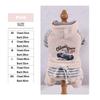 Corduroy Warm Fleece Teddy Pet Overalls Winter Dog Clothes  Dog Jumpsuit  Pet Cat Clothing