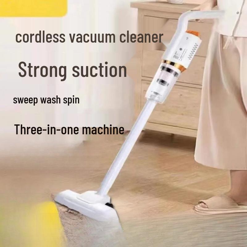 High-Suction Silent Wireless Handheld Vacuum & Mop for Pet Hair
