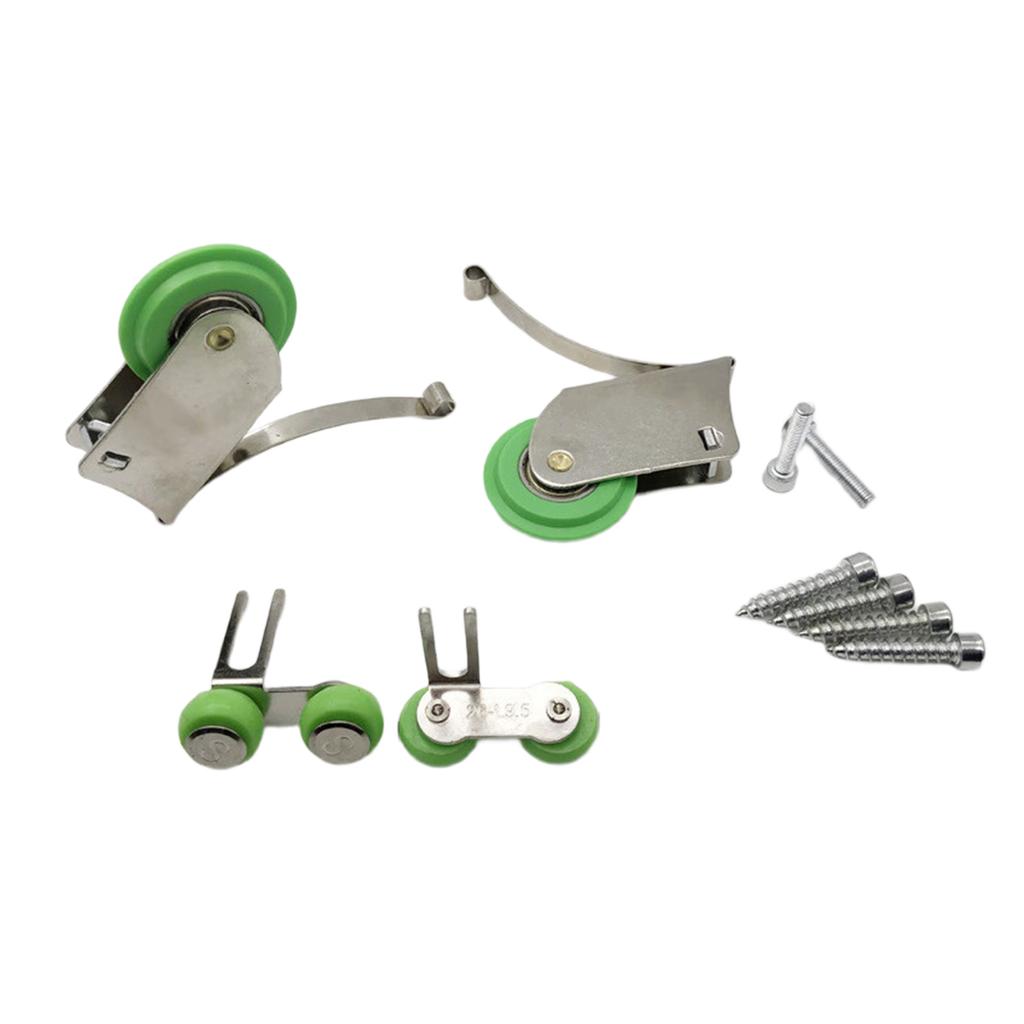 Hochleistungs-Nylon-Schiebetürrollen Möbel-Umlenkrollen-Set für reibungslosen und geräuschlosen Kleiderschrankbetrieb in verschiedenen Umgebungen