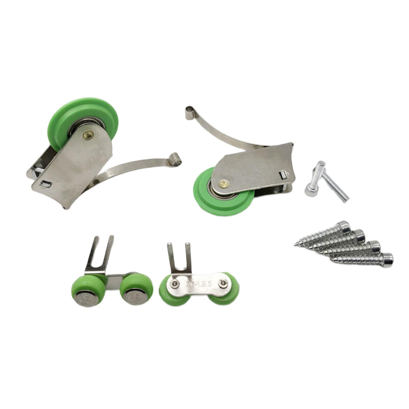 

Сверхпрочные нейлоновые ролики для раздвижных дверей, мебельный шкив, комплект для плавной и бесшумной работы шкафа в различных условиях B