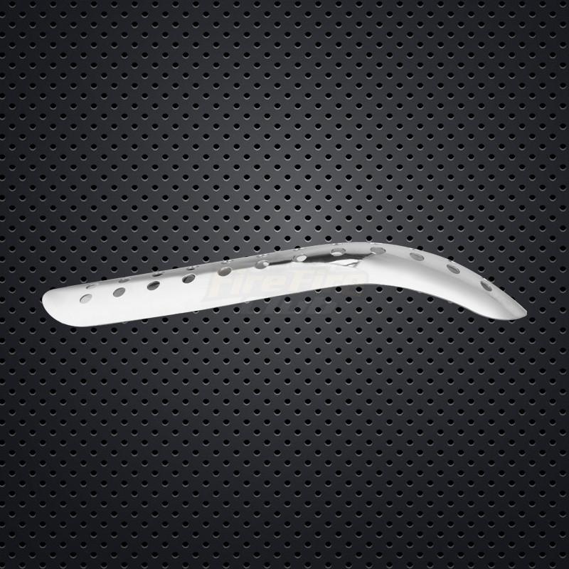 Motorcycle Exhaust Pipe Heat Shield Motorcycle Anti-Hot Plate Cover Exhaust Muffler Pipe Cover Heat Shield Decor Guard